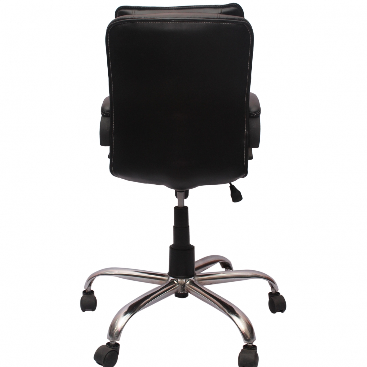 ML-105 Cushioned Leather Low Back Visitor Chair - Image 5