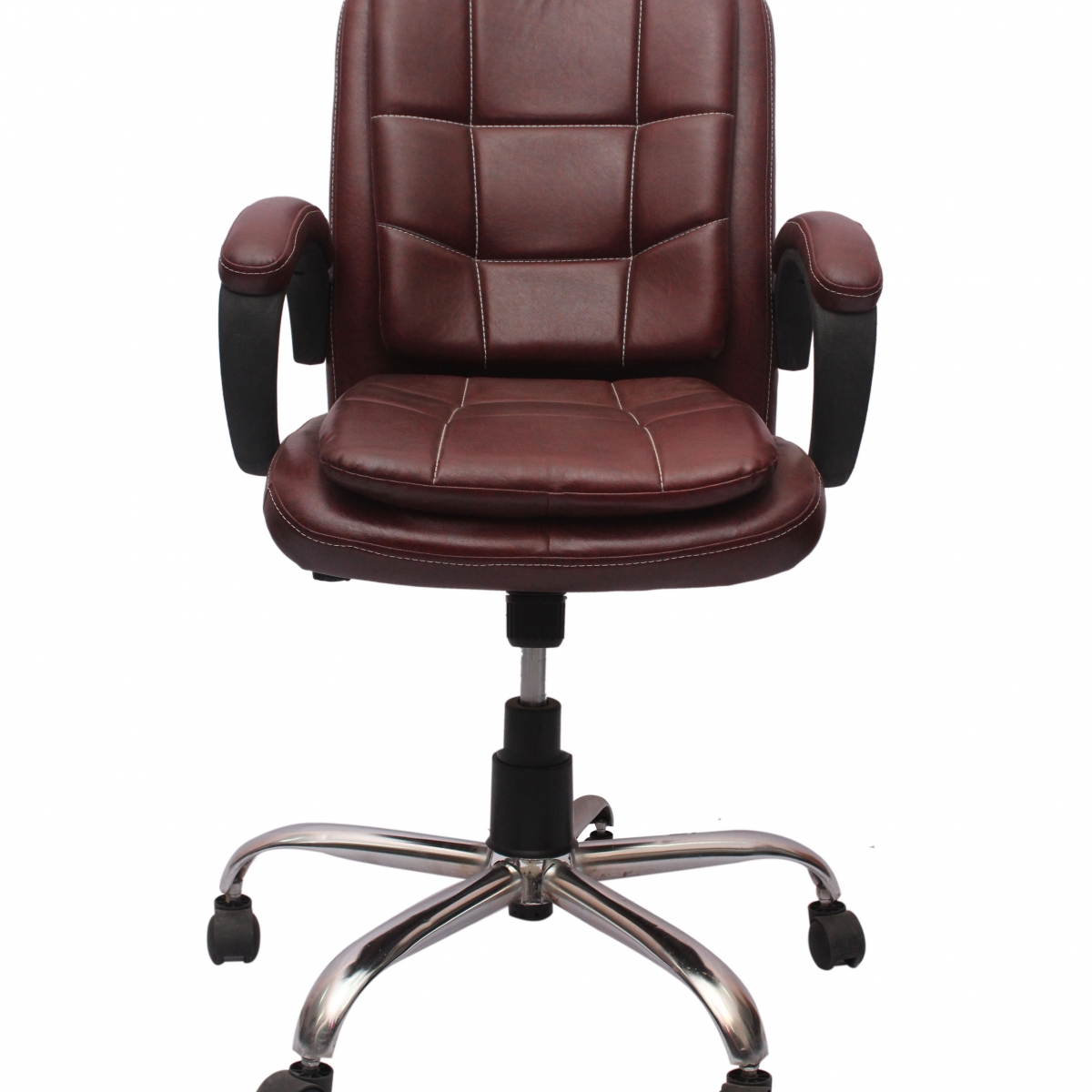 ML-137 Delegate Brown Mid Back Office Visitor Chair - Image 2