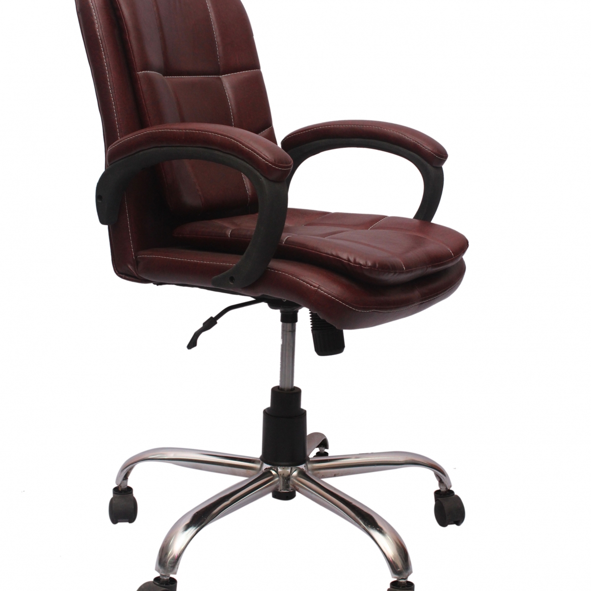 ML-137 Delegate Brown Mid Back Office Visitor Chair - Image 3