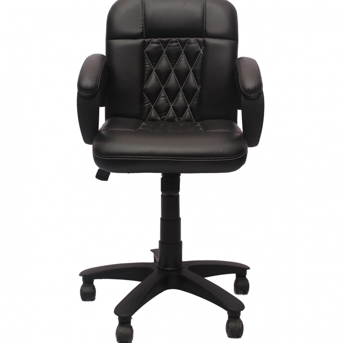 ML-141 Low Back Leather Visitors Office Chair  - Image 2