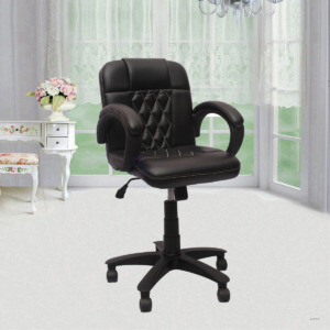 ML-141 Low Back Leather Visitors Office Chair 