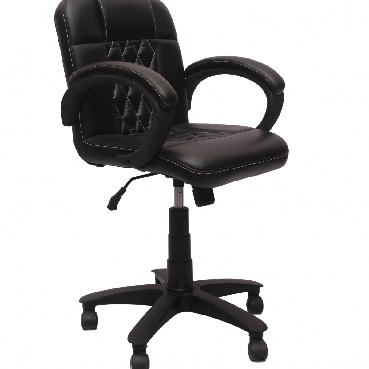 ML-141 Low Back Leather Visitors Office Chair  - Image 3
