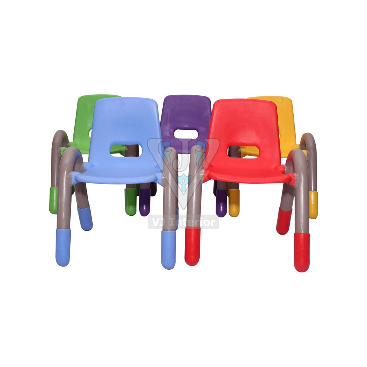 ML-305 THE VOLVER ENGINEERING PLASTIC KIDS CHAIR FIVE PIECES - Image 2