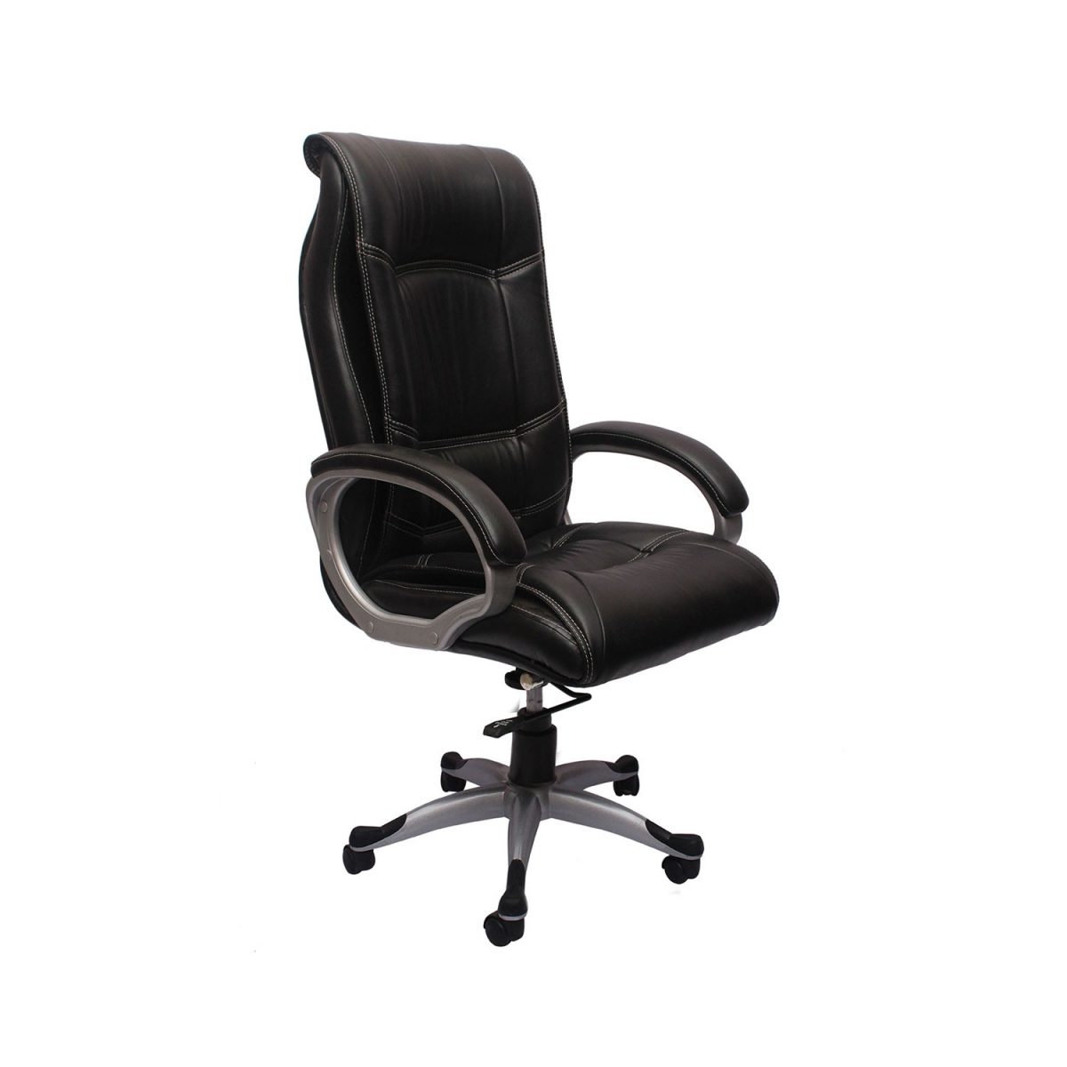 ML-253 Black Leather High Back Executive Chair - Image 2