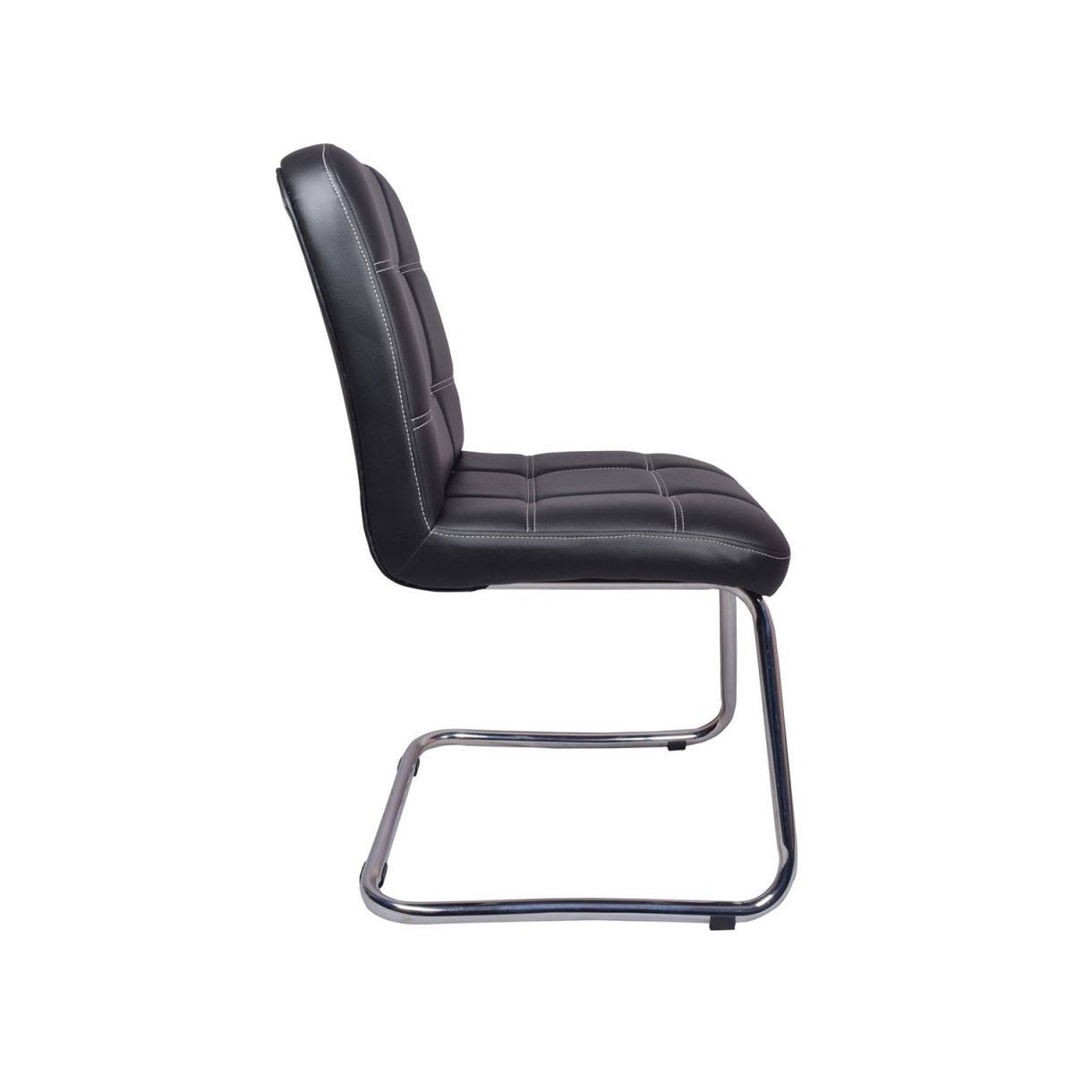 ML-0117 THE INDEPENDENCIA VISITOR CHAIR WITH FIX FRAME IN BLACK COLOR - Image 2