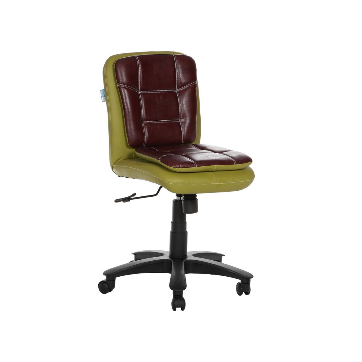 ML-527 THE LIBRANEJAR LB WORKSTATION CHAIR GREEN AND MAROON - Image 2