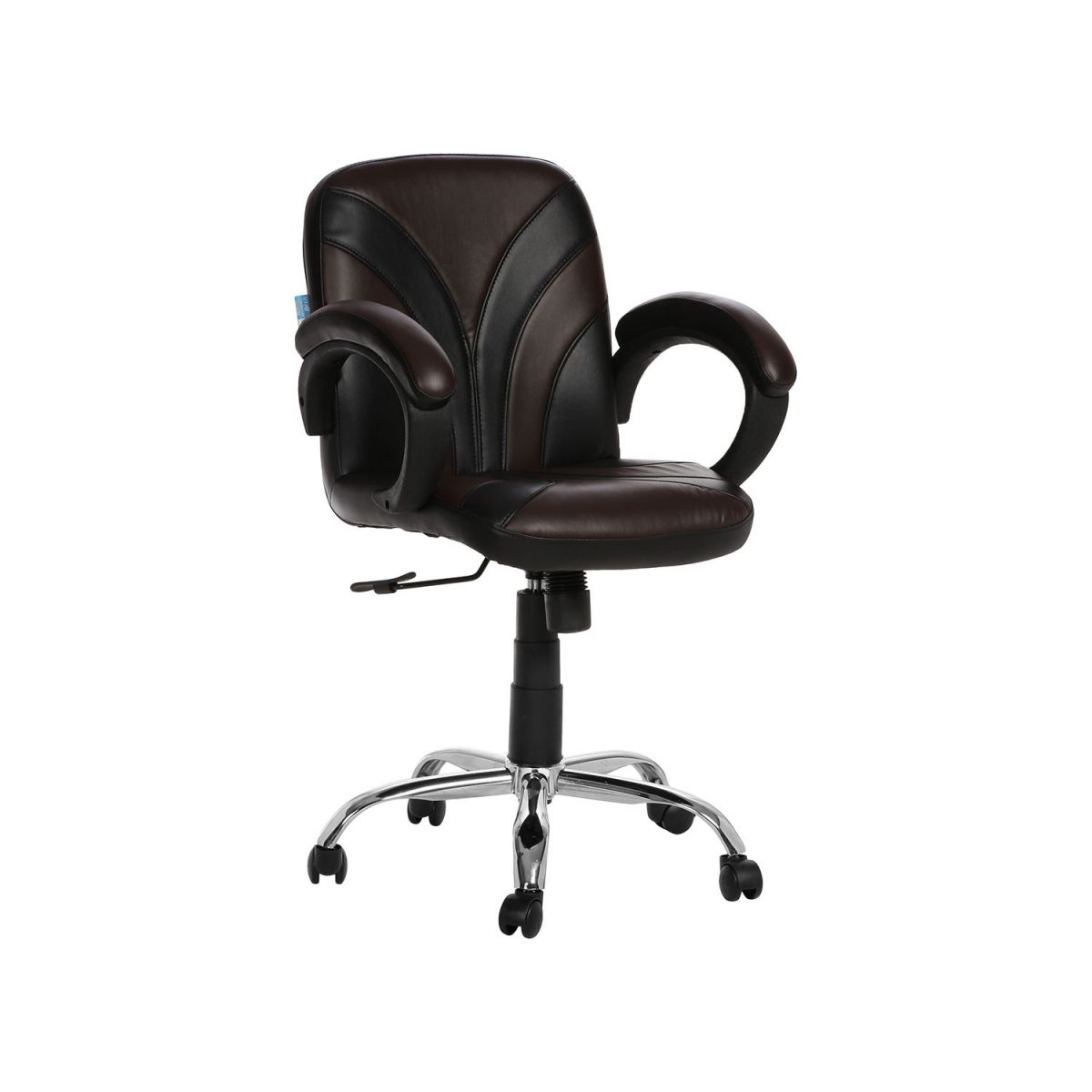 ML-536-THE FUENTE LB WORKSTATION CHAIR BLACK AND BROWN - Image 2