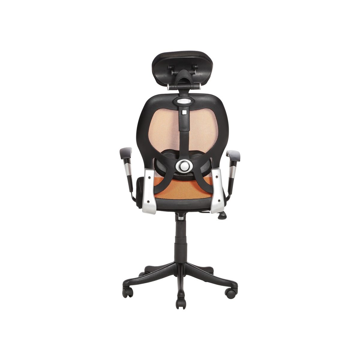 ML-559-Gromalla HB Executive Mesh Fabric Chair Orange And Black - Image 3