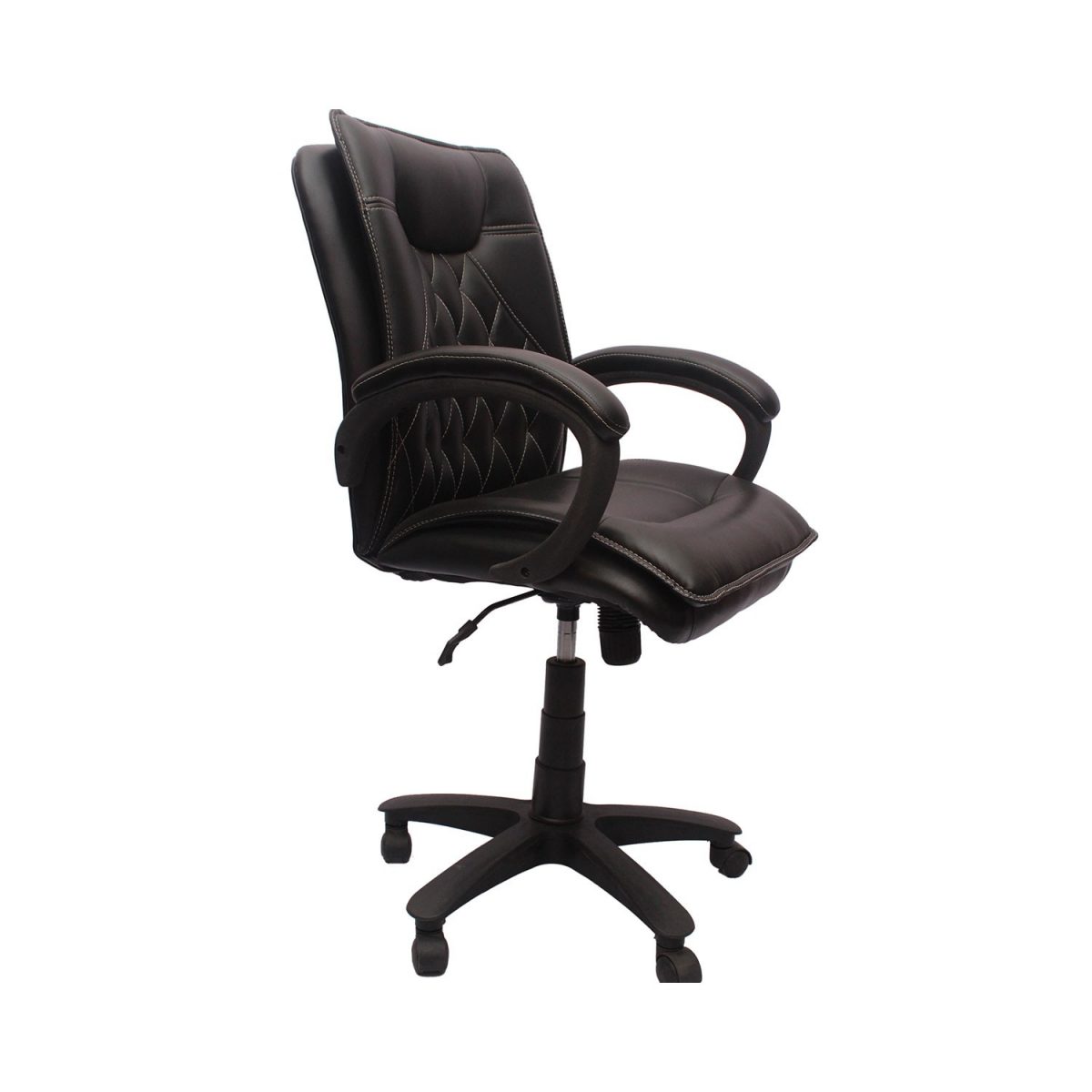 ML-1-VISITOR-MB LIAM MID BACK OFFICE CHAIR BLACK - Image 2
