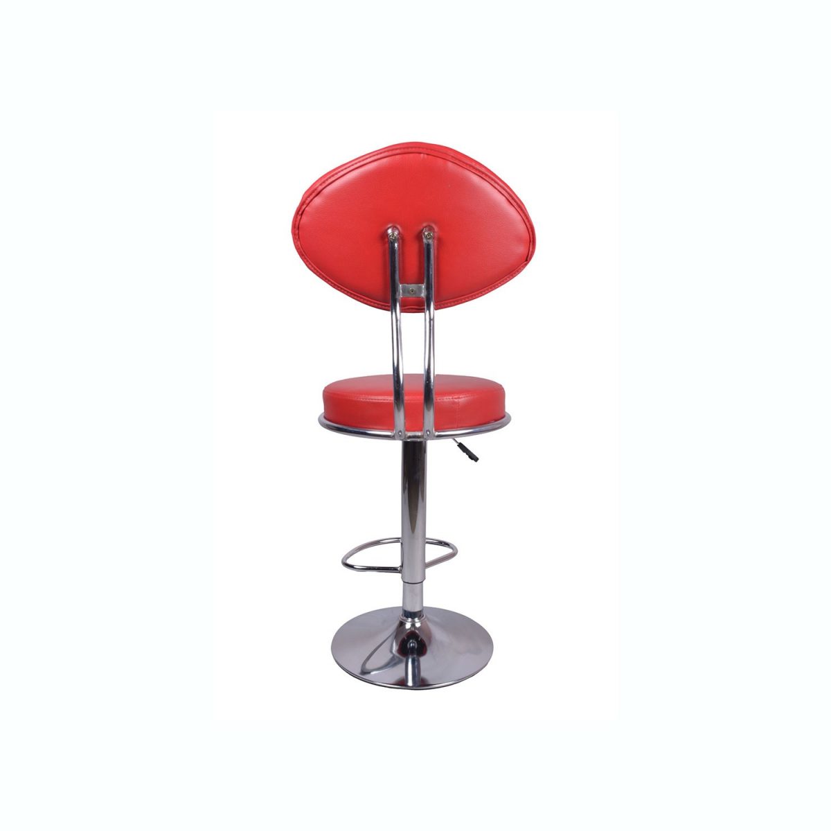 ML-003 THE OVALADO METAL BAR STOOL RED - Image 2