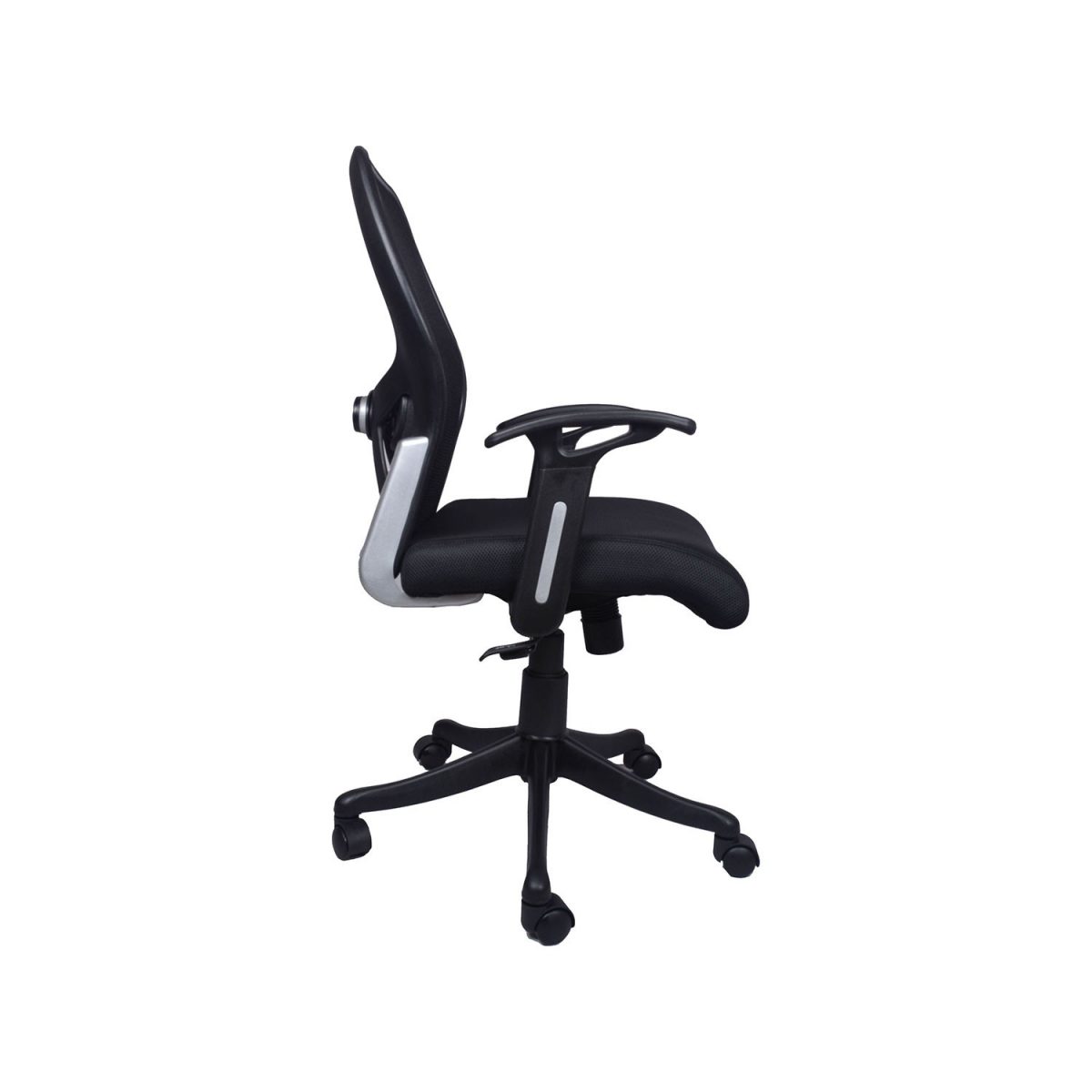ML-0104 Calvo Mesh Padded Medium Back Office Chair Black Color - Image 2