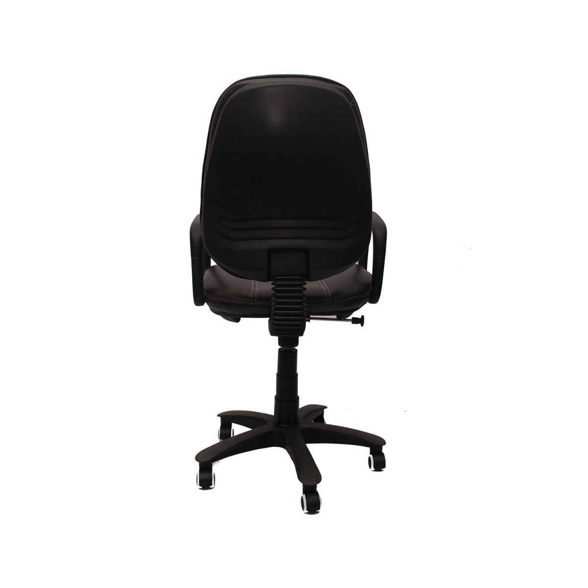 ML-301-Simplepiel Padded Leather Low Back Visitor Chair - Image 4