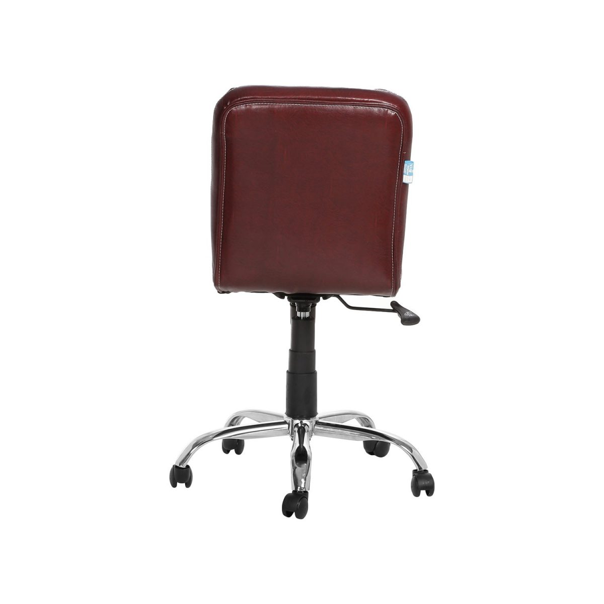 ML-540 THE LIBRANEJAR LB WORKSTATION CHAIR DARK BROWN AND BLUE - Image 3