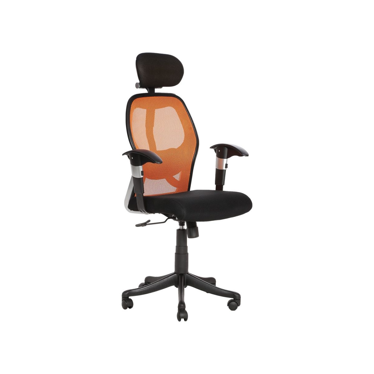 ML-559-Gromalla HB Executive Mesh Fabric Chair Orange And Black - Image 2