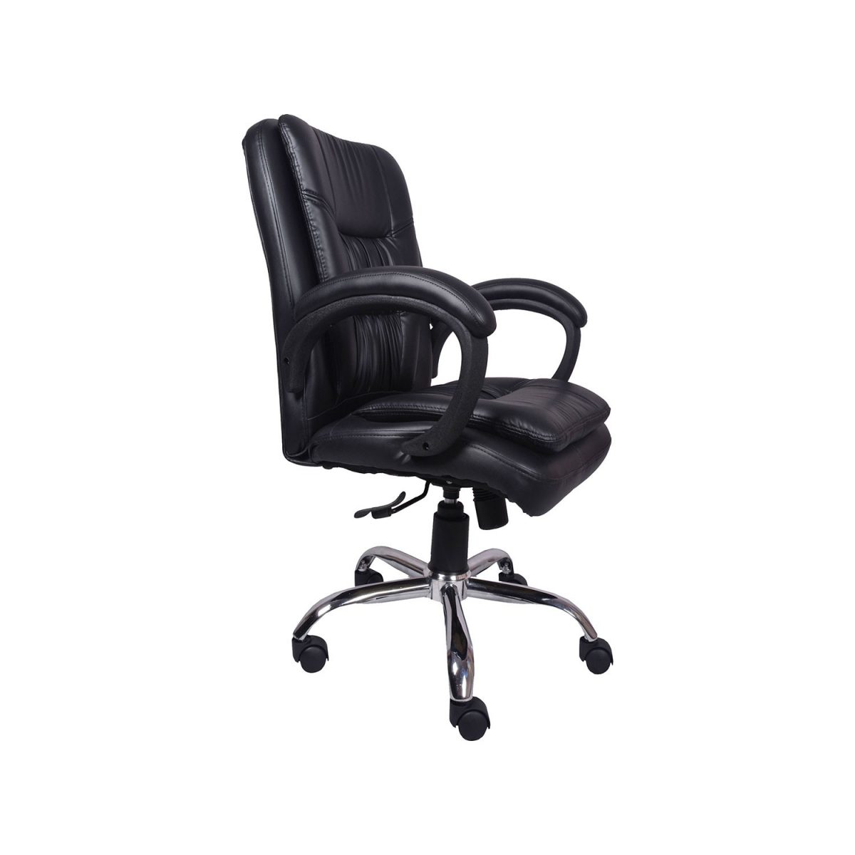 ML-0138 THE ARRUGAR MID BACK IN BLACK COLOUR - Image 3