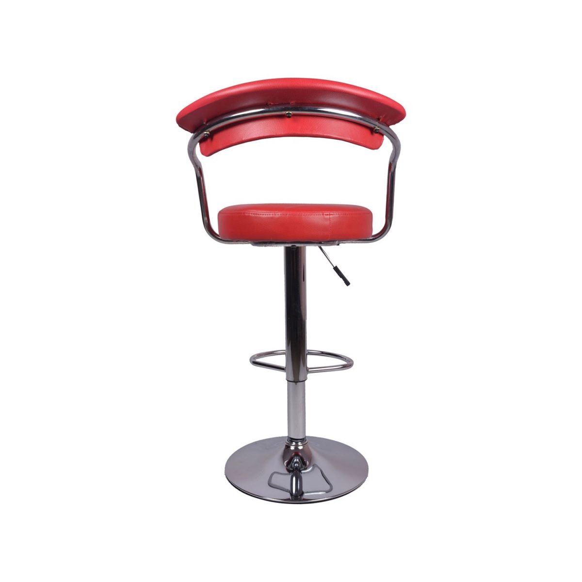 ML-011 THE BRAZOS METAL BAR STOOL RED - Image 3