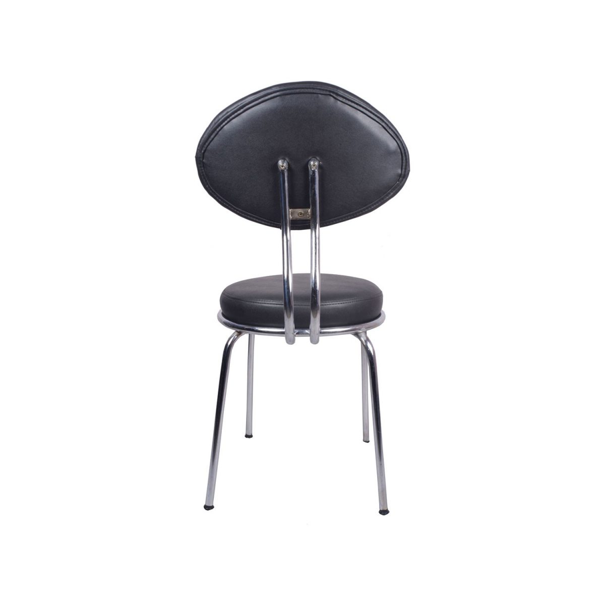 ML-0050 THE SPACIO BLACK VISITOR CHAIR WITH FIX FRAME - Image 3