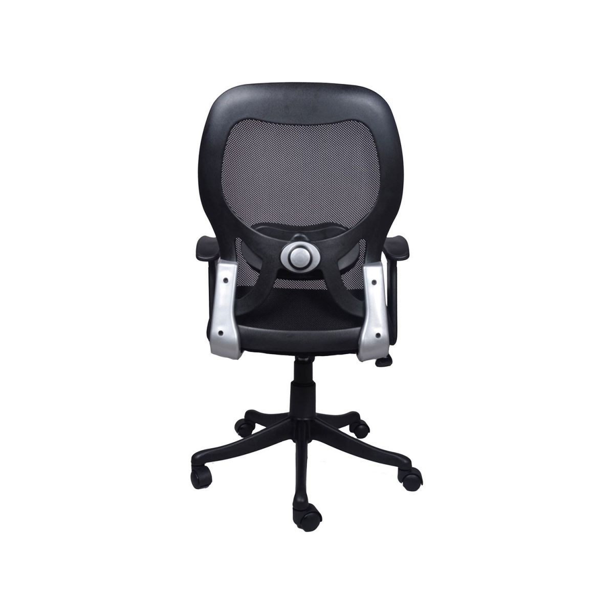 ML-0104 Calvo Mesh Padded Medium Back Office Chair Black Color - Image 3