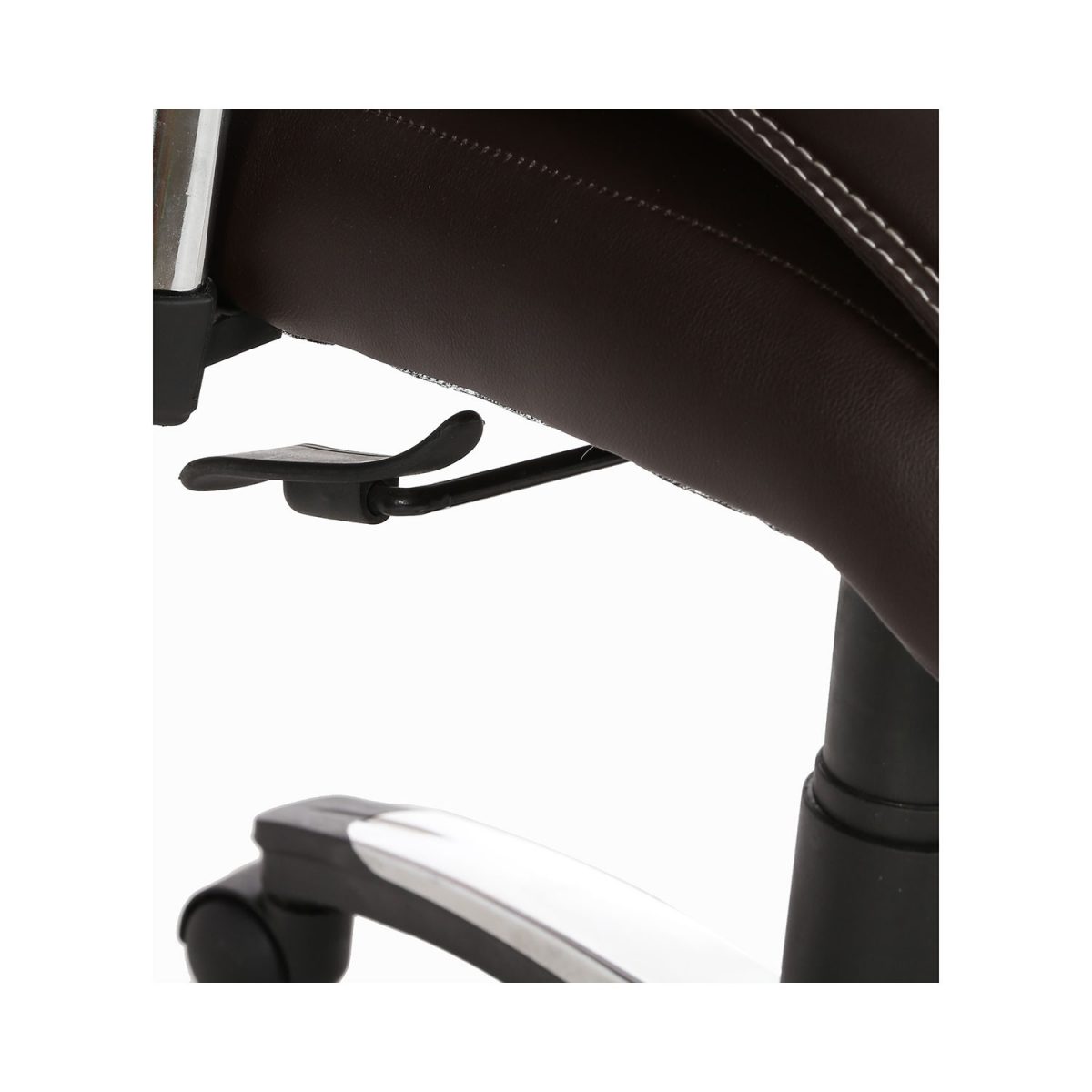 ML-508 Deoreja Leather HB Executive  Chair in Dark Brown - Image 4