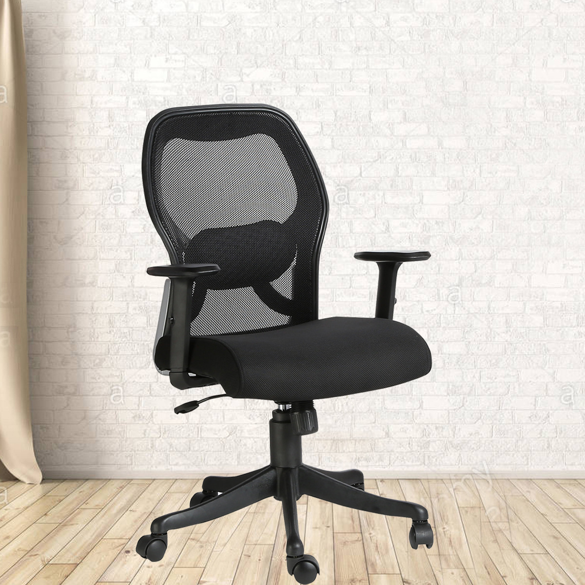 ML-405-Mesh Padded Seat Cincture Executive High Back Chair