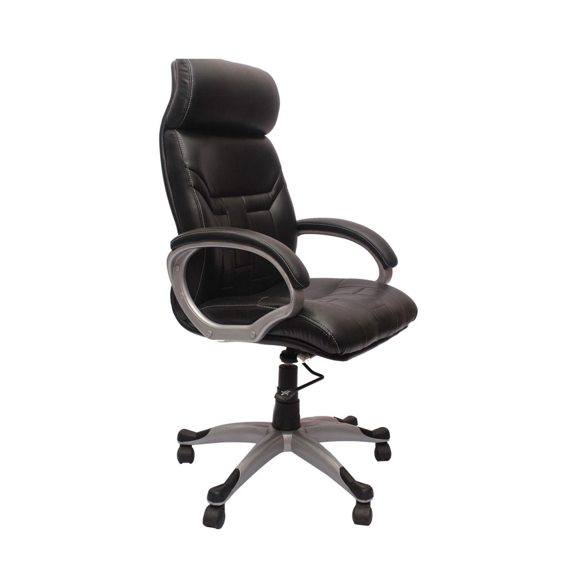 ML-41-Extra Padded Leather Black High Back Executive Chair - Image 2