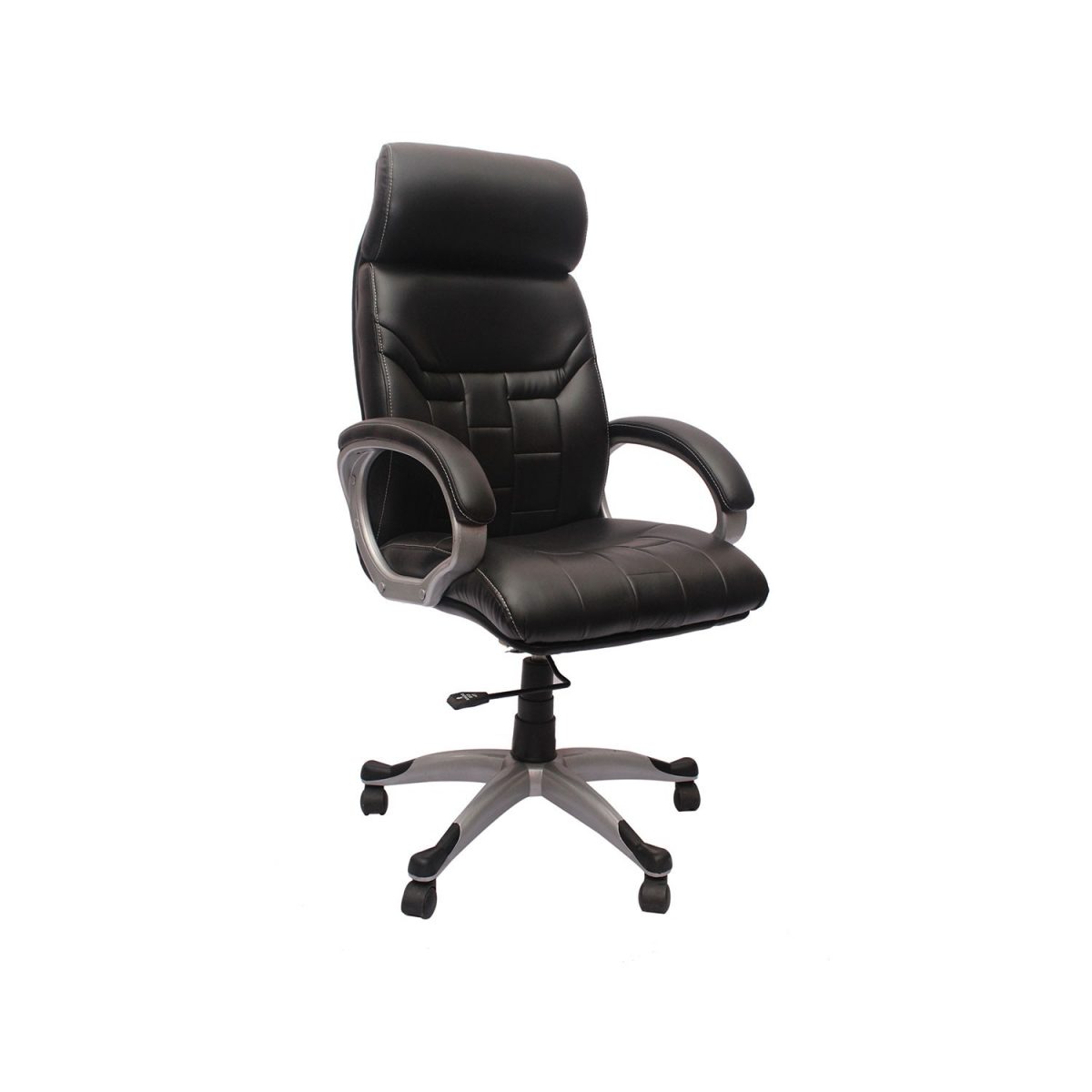 ML-41-Extra Padded Leather Black High Back Executive Chair - Image 3