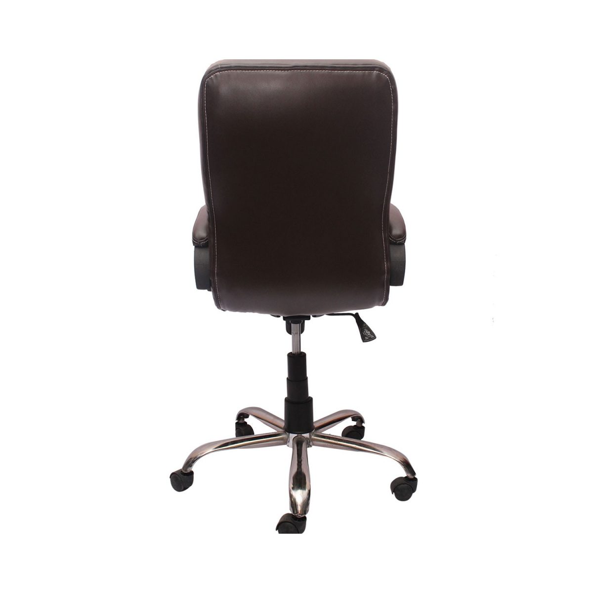 ML-45 Mid Back Brown Leather Visitor Chair - Image 4