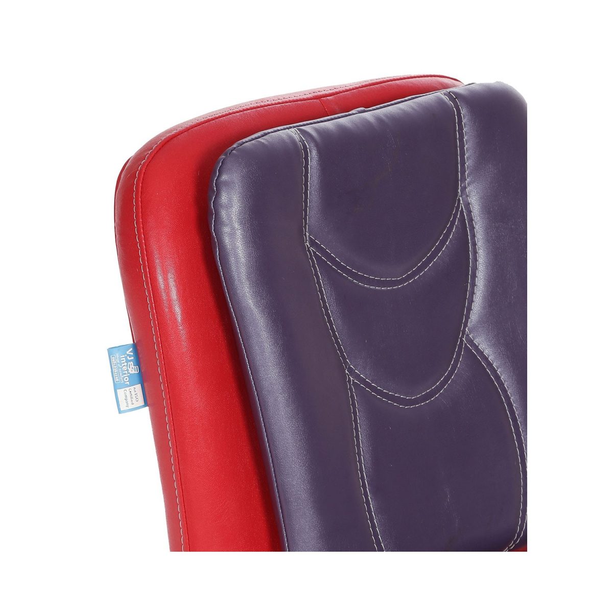 ML-525-THE LIBRANEJAR LB WORKSTATION CHAIR RED AND PURPLE - Image 6