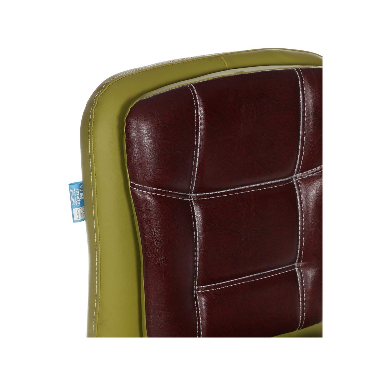 ML-527 THE LIBRANEJAR LB WORKSTATION CHAIR GREEN AND MAROON - Image 4