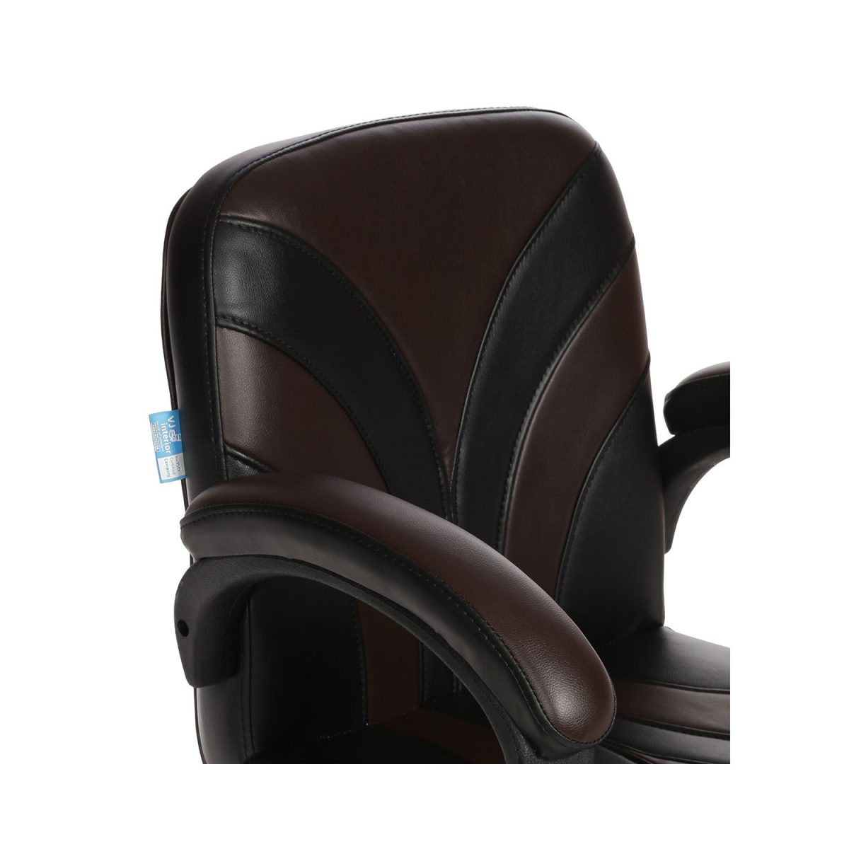 ML-536-THE FUENTE LB WORKSTATION CHAIR BLACK AND BROWN - Image 4