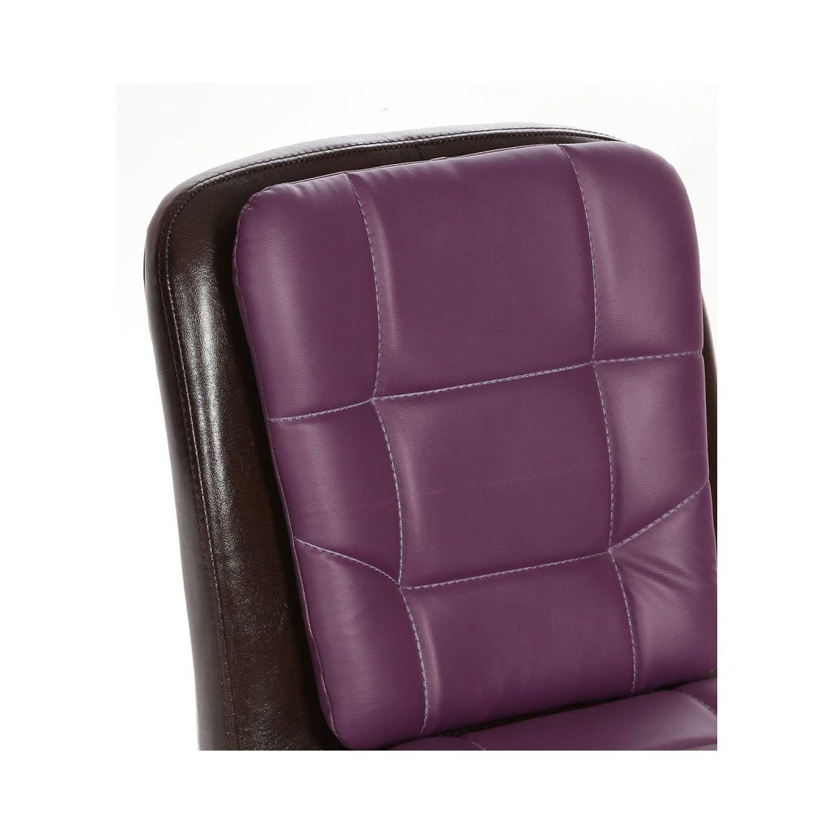 THE LIBRANEJAR LB WORKSTAION CHAIR BROWN AND PURPLE - Image 4