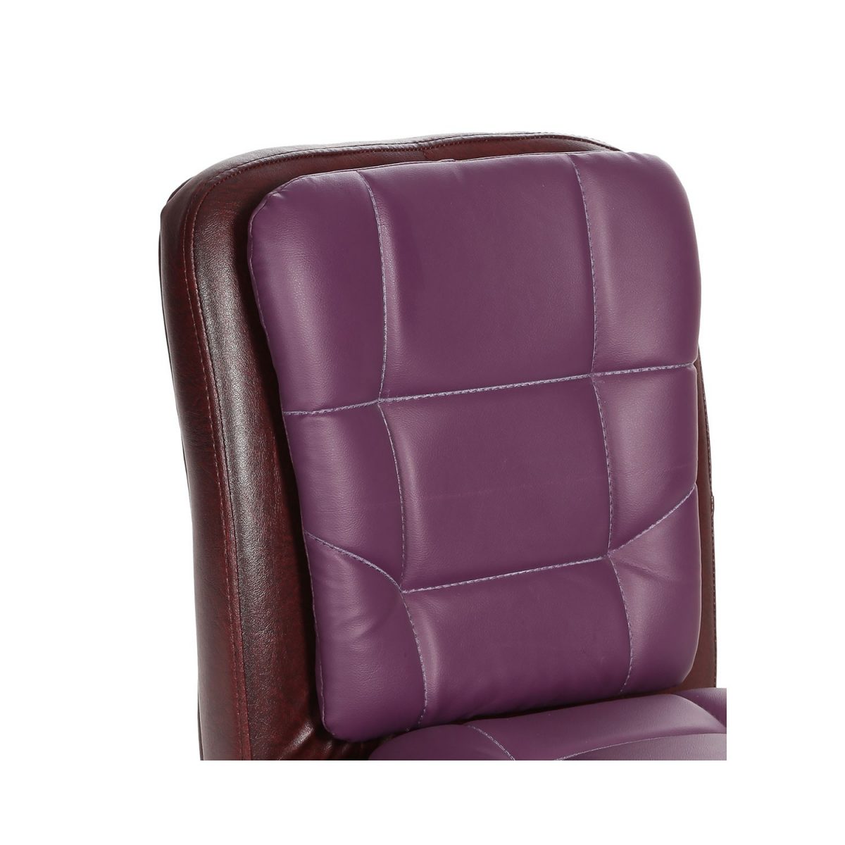 ML-546-THE LIBRANEJAR LB WORKSTATION CHAIR BROWN AND PURPLE - Image 4