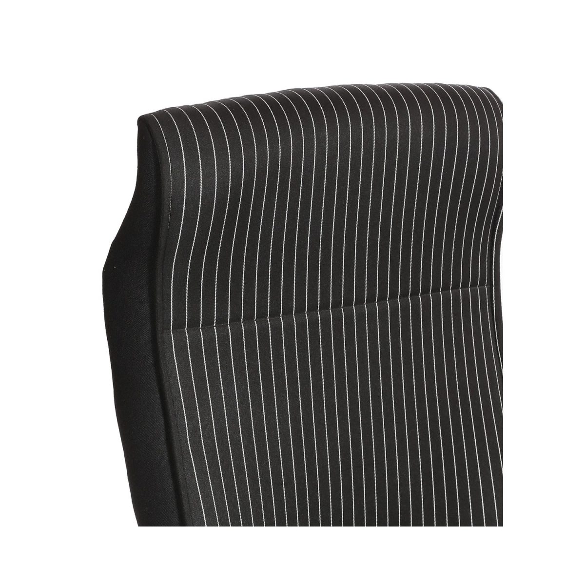 ML-558 THE RAYA HB EXECUTIVE CHAIR BLACK WITH WHITE STRIPES - Image 4