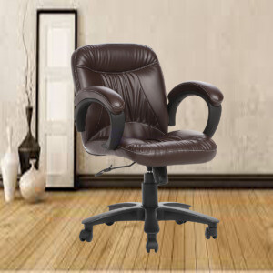 ML-520-THE DELANTAL WORKSTATION CHAIR BROWN