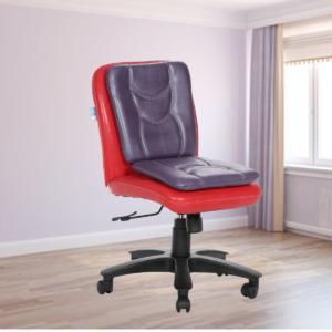 ML-525-THE LIBRANEJAR LB WORKSTATION CHAIR RED AND PURPLE
