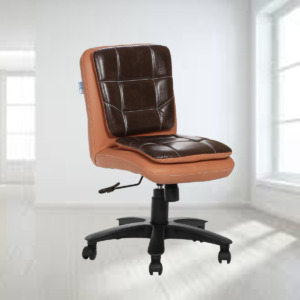 ML-529-THE LIBRANEJAR LB WORKSTATION CHAIR COPPER AND BROWN