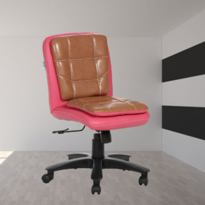 ML-530-THE LIBRANEJAR LB WORKSTATION CHAIR PINK AND COPPER