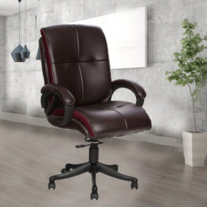 ML-560-The Melon Mid Back Executive Chair In Brown Color