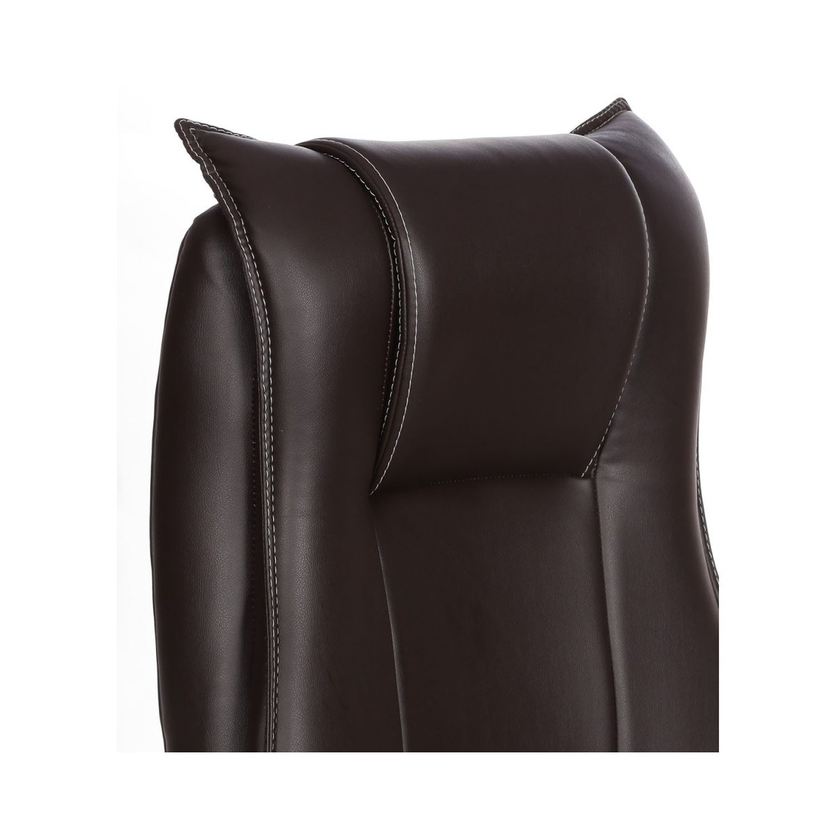 ML-508 Deoreja Leather HB Executive  Chair in Dark Brown - Image 6