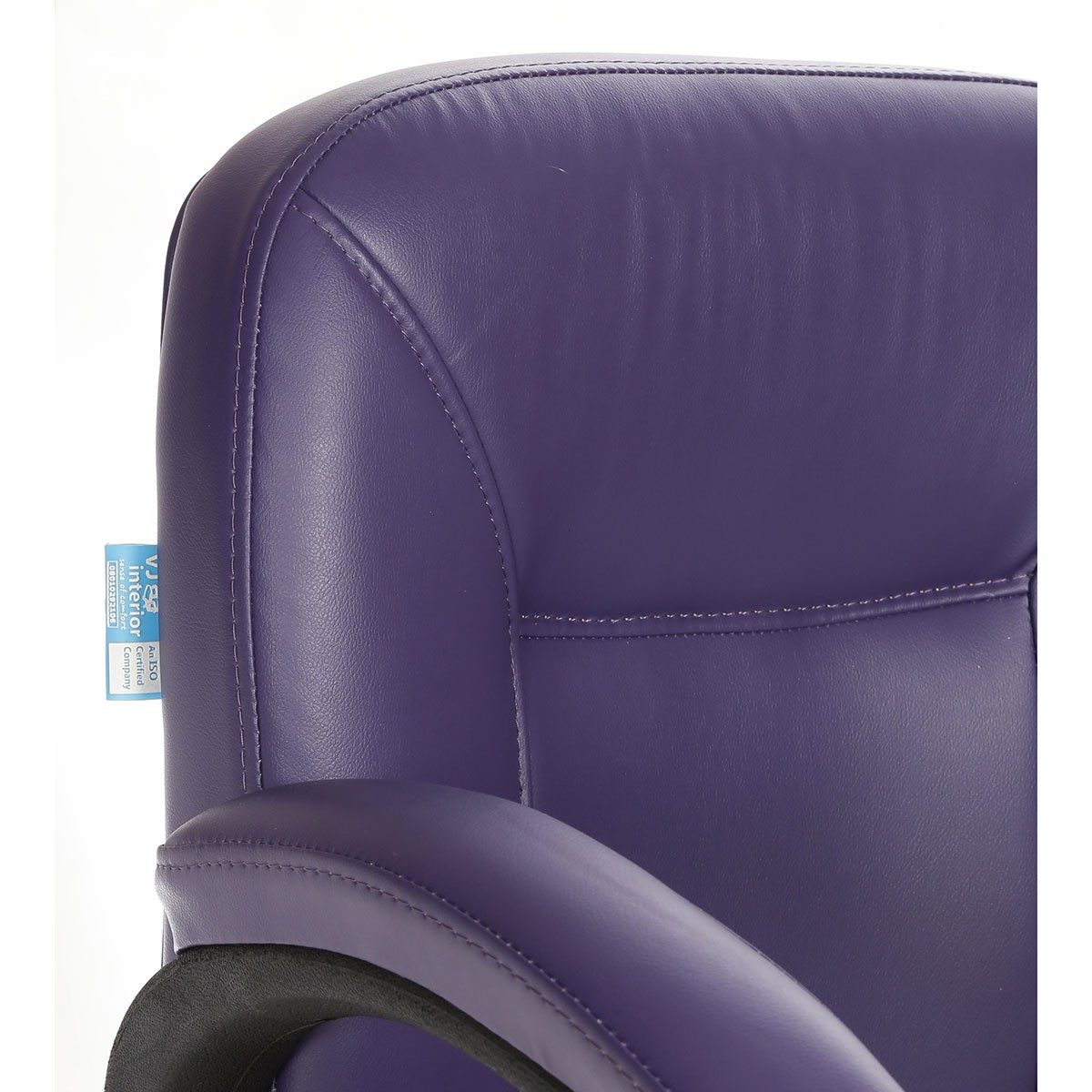ML-523-The Acabado Purple Color Low Back Workstation Chair - Image 6