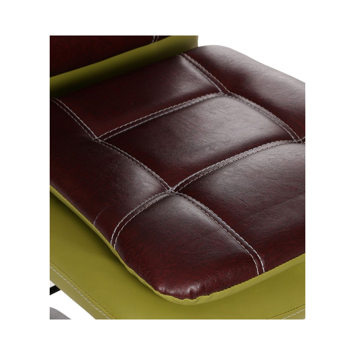 ML-527 THE LIBRANEJAR LB WORKSTATION CHAIR GREEN AND MAROON - Image 5