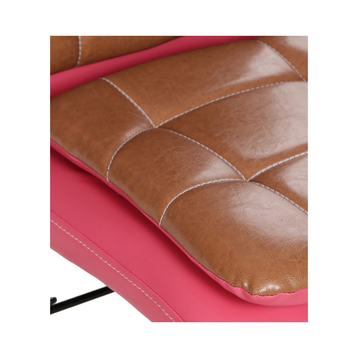 ML-530-THE LIBRANEJAR LB WORKSTATION CHAIR PINK AND COPPER - Image 5