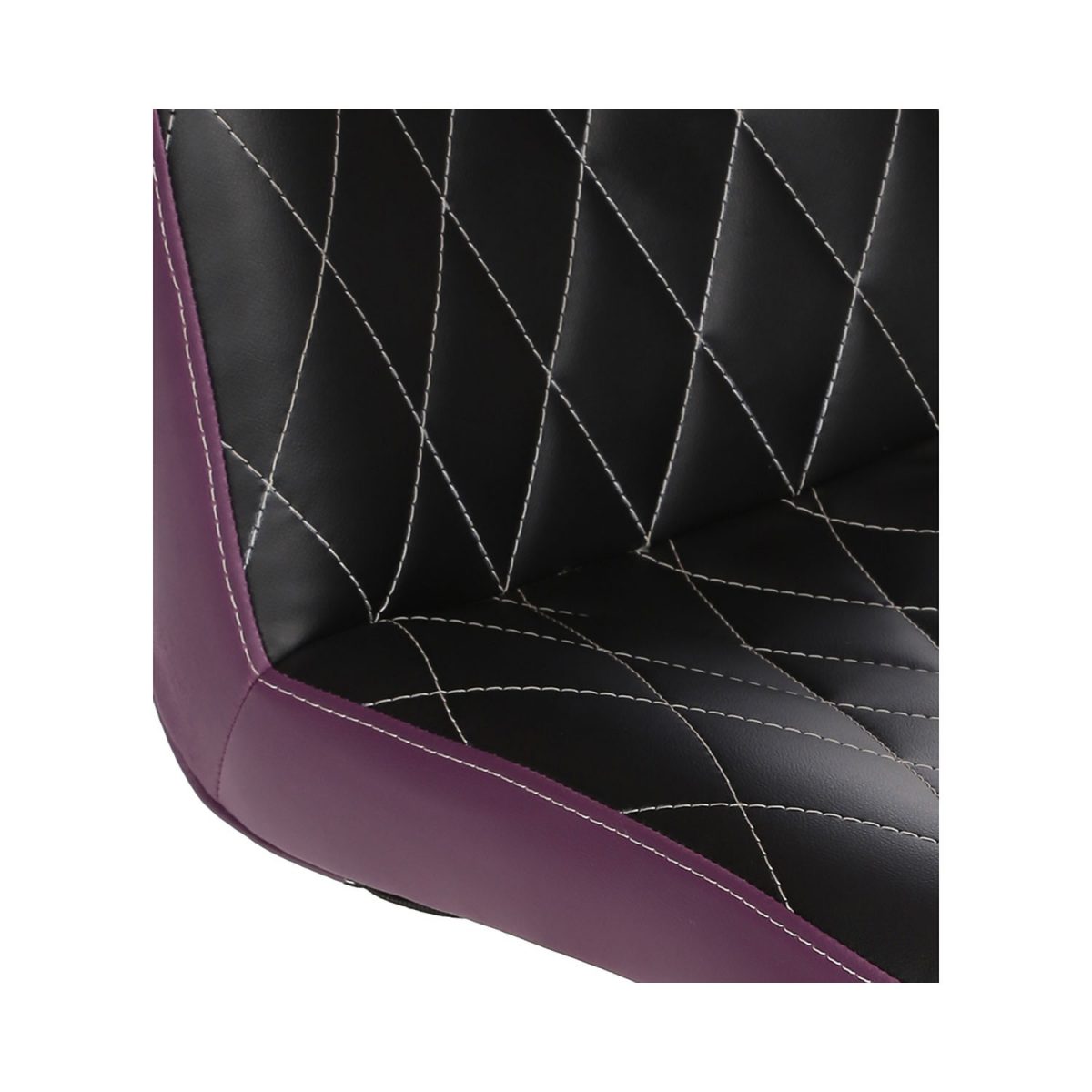 ML-533-THE LIBRANEJAR LB WORKSTATION CHAIR PURPLE AND BLACK - Image 5