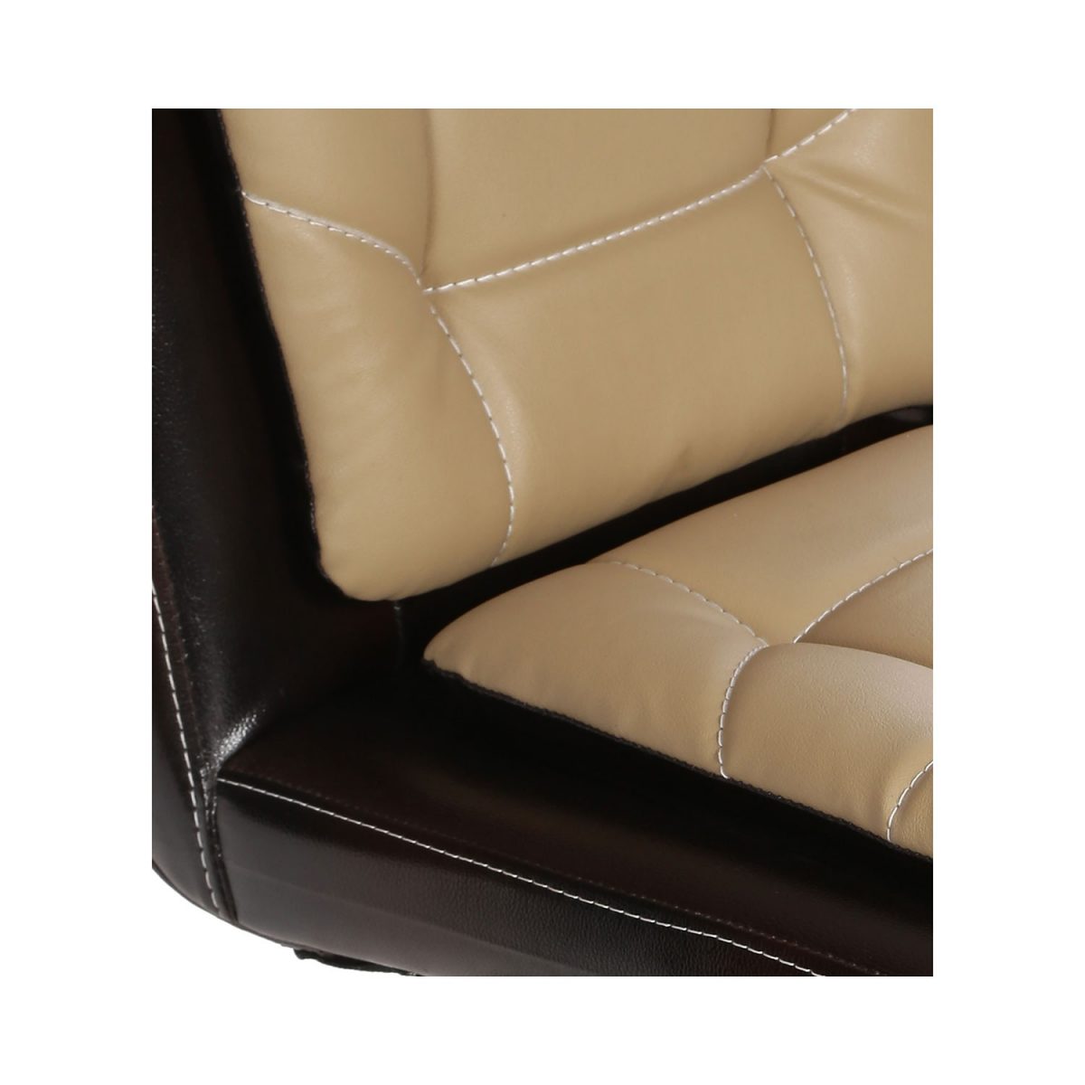 THE LIBRANEJAR LB WORKSTAION CHAIR BROWN AND ALMOND - Image 5