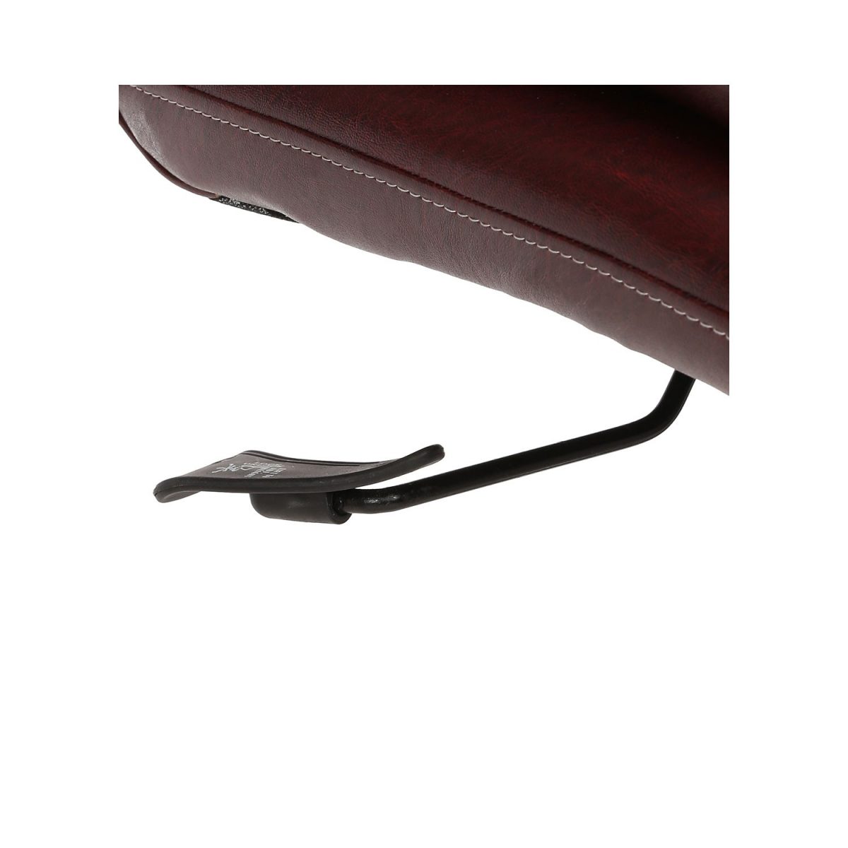 ML-540 THE LIBRANEJAR LB WORKSTATION CHAIR DARK BROWN AND BLUE - Image 6