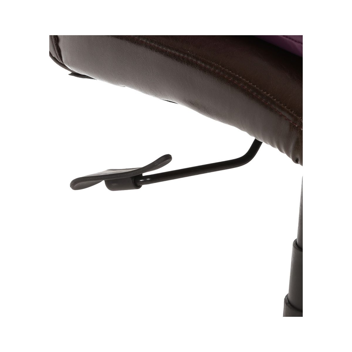 THE LIBRANEJAR LB WORKSTAION CHAIR BROWN AND PURPLE - Image 6