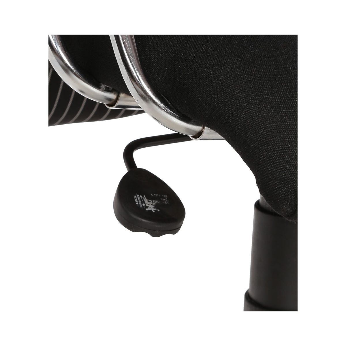 ML-558 THE RAYA HB EXECUTIVE CHAIR BLACK WITH WHITE STRIPES - Image 6