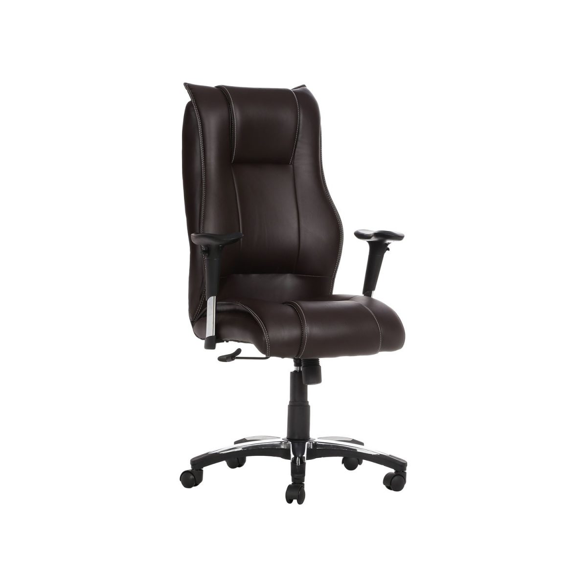 ML-508 Deoreja Leather HB Executive  Chair in Dark Brown - Image 2