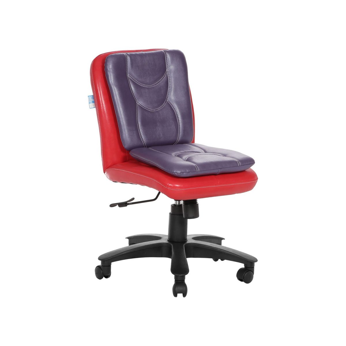 ML-525-THE LIBRANEJAR LB WORKSTATION CHAIR RED AND PURPLE - Image 7