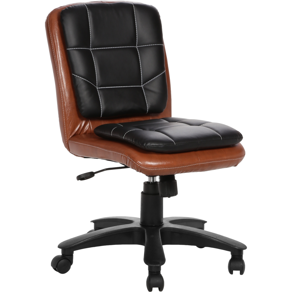 ML-532-Dual Color Libranejar Low Back Workstation Chair Without Armrest - Image 2